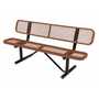 Vestil Steel Bench Expanded Metal 96 In. Brown