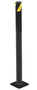 Vestil Steel Pipe Safety Bollard 24 In. x 1-3/4 In, Black