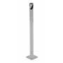 Vestil Steel Pipe Safety Bollard 24 In. x 1-3/4 In, Silver