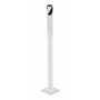 Vestil Steel Pipe Safety Bollard 24 In. x 1-3/4 In, White