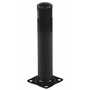 Vestil Steel Pipe Safety Bollard 24 In. x 4-1/2 In, Black