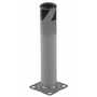 Vestil Steel Pipe Safety Bollard 24 In. x 4-1/2 In. Gray Semi Gloss