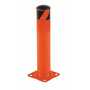 Vestil Steel Pipe Safety Bollard 24 In. x 4-1/2 In, Orange