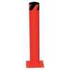 Vestil Steel Pipe Safety Bollard 24 In. x 4-1/2 In, Red