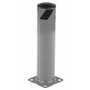 Vestil Steel Pipe Safety Bollard 36 In. x 5-1/2 In. Gray Semi Gloss