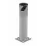 Vestil Steel Pipe Safety Bollard 36 In. x 5-1/2 In, Silver