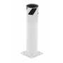 Vestil Steel Pipe Safety Bollard 36 In. x 5-1/2 In, White