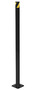Vestil Steel Pipe Safety Bollard 36 In. x 1-3/4 In, Black
