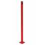 Vestil Steel Pipe Safety Bollard 36 In. x 1-3/4 In, Red