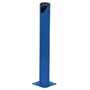 Vestil Steel Pipe Safety Bollard 36 In. x 4-1/2 In, Blue