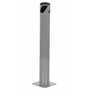Vestil Steel Pipe Safety Bollard 36 In. x 4-1/2 In. Gray Semi Gloss