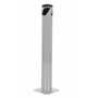 Vestil Steel Pipe Safety Bollard 36 In. x 4-1/2 In, Silver