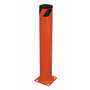 Vestil Steel Pipe Safety Bollard 36 In. x 5-1/2 In, Orange