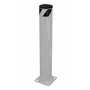 Vestil Steel Pipe Safety Bollard 36 In. x 5-1/2 In, Silver