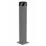 Vestil Steel Pipe Safety Bollard 36 In. x 6-1/2 In. Gray Semi Gloss