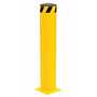 Vestil Steel Pipe Safety Bollard 36 In. x 6-1/2 In, Yellow