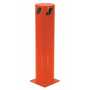 Vestil Steel Pipe Safety Bollard 36 In. x 8-1/2 In, Orange