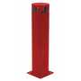 Vestil Steel Pipe Safety Bollard 36 In. x 8-1/2 In, Red