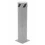 Vestil Steel Pipe Safety Bollard 36 In. x 8-1/2 In, Silver