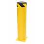 Vestil Steel Pipe Safety Bollard 36 In. x 8-1/2 In, Yellow