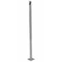 Vestil Steel Pipe Safety Bollard 42 In. x 1-3/4 In. Gray Semi Gloss