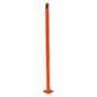 Vestil Steel Pipe Safety Bollard 42 In. x 1-3/4 In, Orange