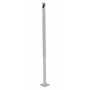 Vestil Steel Pipe Safety Bollard 42 In. x 1-3/4 In, Silver