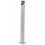 Vestil Steel Pipe Safety Bollard 42 In. x 4-1/2 In, Silver