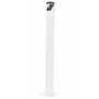 Vestil Steel Pipe Safety Bollard 42 In. x 4-1/2 In, White