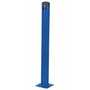 Vestil Steel Pipe Safety Bollard 42 In. x 5-1/2 In, Blue