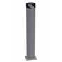 Vestil Steel Pipe Safety Bollard 42 In. x 6-1/2 In. Gray Semi Gloss