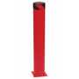 Vestil Steel Pipe Safety Bollard 42 In. x 6-1/2 In, Red