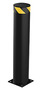 Vestil Steel Pipe Safety Bollard 42 In. x 8-1/2 In, Black