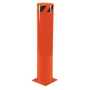 Vestil Steel Pipe Safety Bollard 42 In. x 8-1/2 In, Orange
