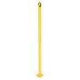 Vestil Steel Pipe Safety Bollard 48 In. x 1-3/4 In, Yellow