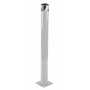 Vestil Steel Pipe Safety Bollard 48 In. x 4-1/2 In, Silver