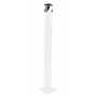 Vestil Steel Pipe Safety Bollard 48 In. x 5-1/2 In, White
