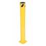 Vestil Steel Pipe Safety Bollard 48 In. x 5-1/2 In, Yellow