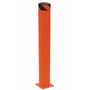 Vestil Steel Pipe Safety Bollard 48 In. x 6-1/2 In, Orange