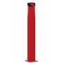 Vestil Steel Pipe Safety Bollard 48 In. x 6-1/2 In, Red