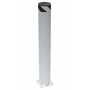 Vestil Steel Pipe Safety Bollard 48 In. x 6-1/2 In, Silver