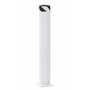 Vestil Steel Pipe Safety Bollard 48 In. x 6-1/2 In, White