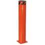 Vestil Steel Pipe Safety Bollard 48 In. x 8-1/2 In, Orange