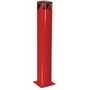 Vestil Steel Pipe Safety Bollard 48 In. x 8-1/2 In, Red