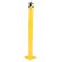 Vestil Steel Pipe Safety Bollard 62 In. x 4-1/2 In, Yellow