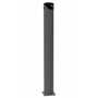 Vestil Steel Pipe Safety Bollard 62 In. x 6-1/2 In. Gray Semi Gloss
