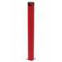 Vestil Steel Pipe Safety Bollard 62 In. x 6-1/2 In, Red