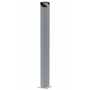 Vestil Steel Pipe Safety Bollard 62 In. x 6-1/2 In, Silver