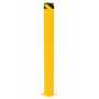 Vestil Steel Pipe Safety Bollard 62 In. x 6-1/2 In, Yellow