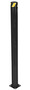 Vestil Steel Pipe Safety Bollard 72 In. x 5-1/2 In, Black